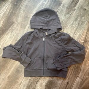 Mini zip up hoodie